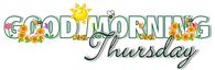 Good Morning Thursday