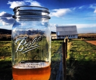 Jar of sweet tea