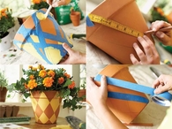 DIY Painted Terra-Cota Flower Pot