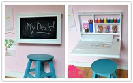 DIY Flip Down Desk