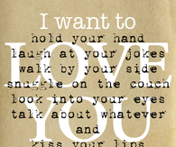 I want to love you every single day