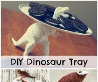 DIY Dinosaur Serving Dish