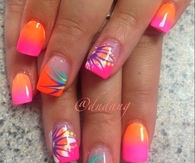 Summer Splash Nails