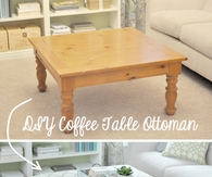 DIY Upholstered Ottoman