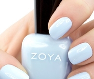 Powder blue zoya nails