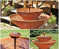 DIY Terra Cotta Fountain