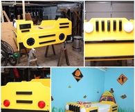 DIY Bulldozer Bed