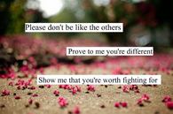Show me youre worth it