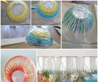 DIY Color Your Own Glassware