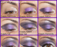 DIY Glitter Eyes