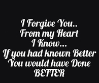 I Forgive You
