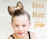 Minnie Mouse Hair Tutorial