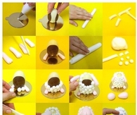 How to Male A Sheep Cake Topper