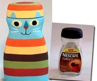 Turn Bottles into Cute Jars