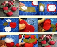 DIY Felt Apples