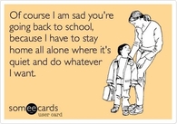 Back to school mom