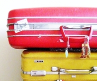 Colorful suitcases