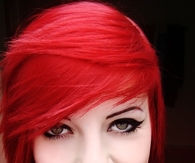 Red Beauty with Piercings