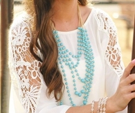 Lace sleeves