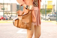 Large brown purse