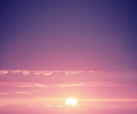 Purple ocean sunset