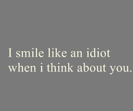 when I think about you