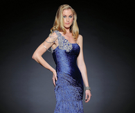 Royal Blue Off Shoulder Sequin Dress