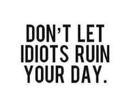 Dont Let Idiots Ruin Your Day
