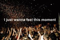 i wanna feel this moment 