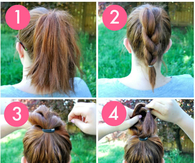 DIY THE KNOT-SO BRAIDED BUN