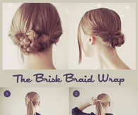 DIY Brisk Braid Wrap