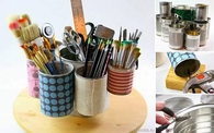 DIY Upcycle Can Organizer