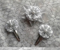 DIY Flower of Satin Ribbon