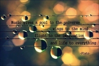 Music gives