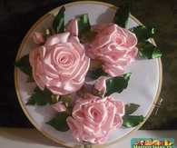 DIY Ribbons Roses
