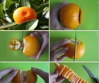 How to Peel Mandarin