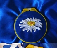 How to Sew  Ribbon Daisies