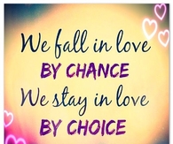 We fall in love