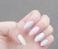 Pastel stiletto nails
