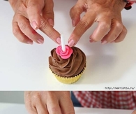 DIY Cupcake Rose Toppers