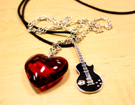 I love Rock Music Necklace