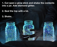 Fireflies night lantern
