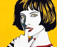 Pop Art Portrait of Woman