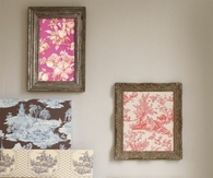 Fabric wall samples