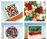 DIY Yarn Scrap Idea