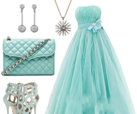 Outfit turquoise for wedding
