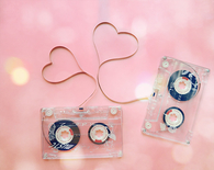 Cute Cassette Tape Hearts