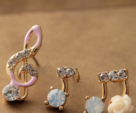 Music Note Earrings