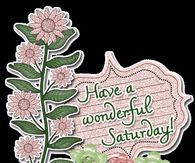 Have a wonderful Saturday