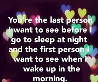 I want to be with you always